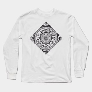 Japanese ethnic pattern Long Sleeve T-Shirt